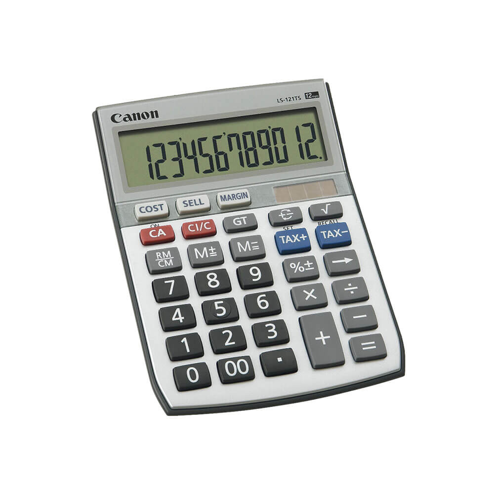 Canon 12 Digit Desktop Dual Power Calculator