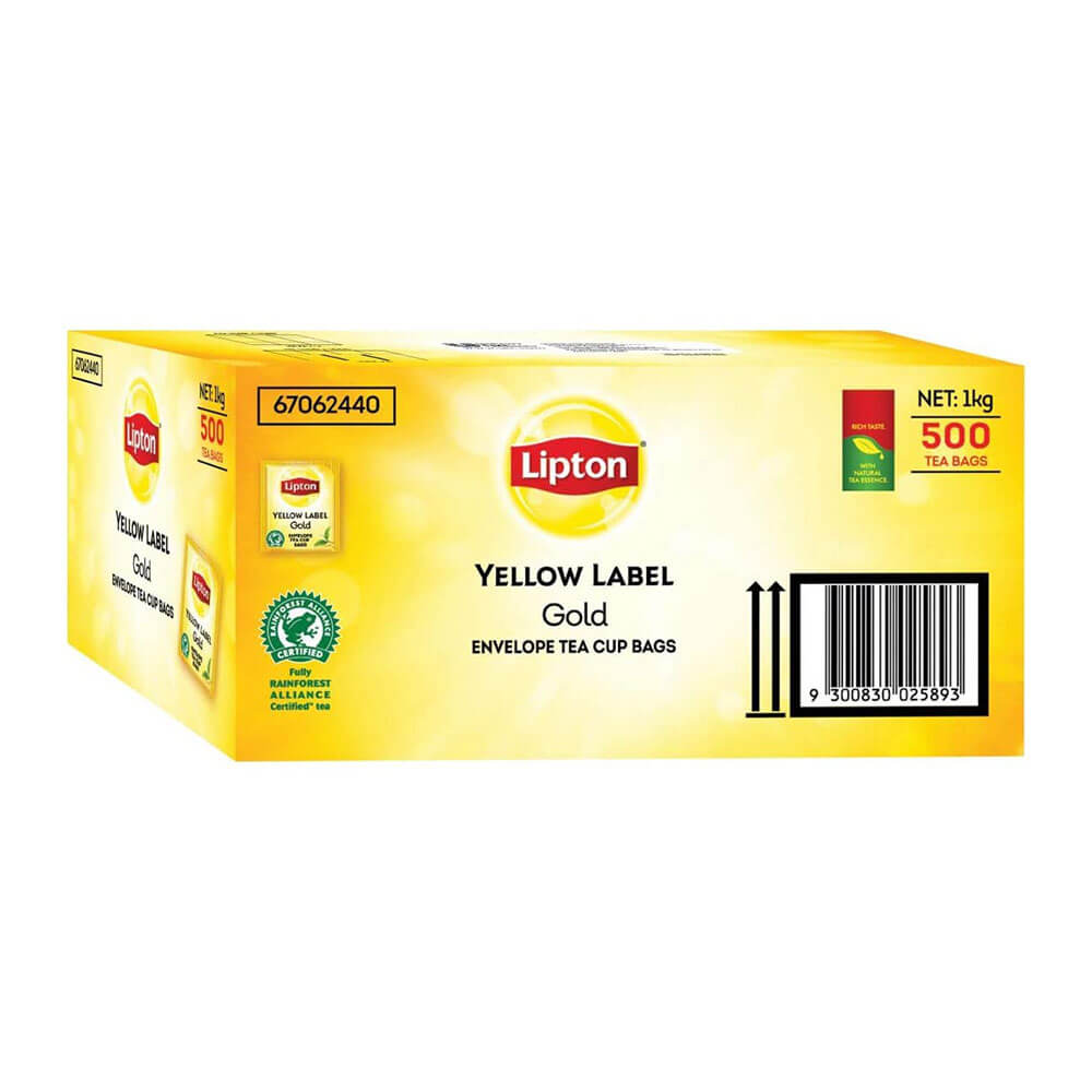 Lipton Yellow Label Gold Envelope Tea Bags (500pk)