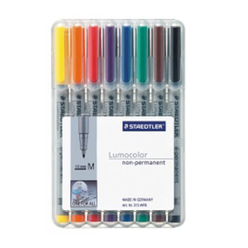 Staedtler Water Soluble Marker Medium Assorted