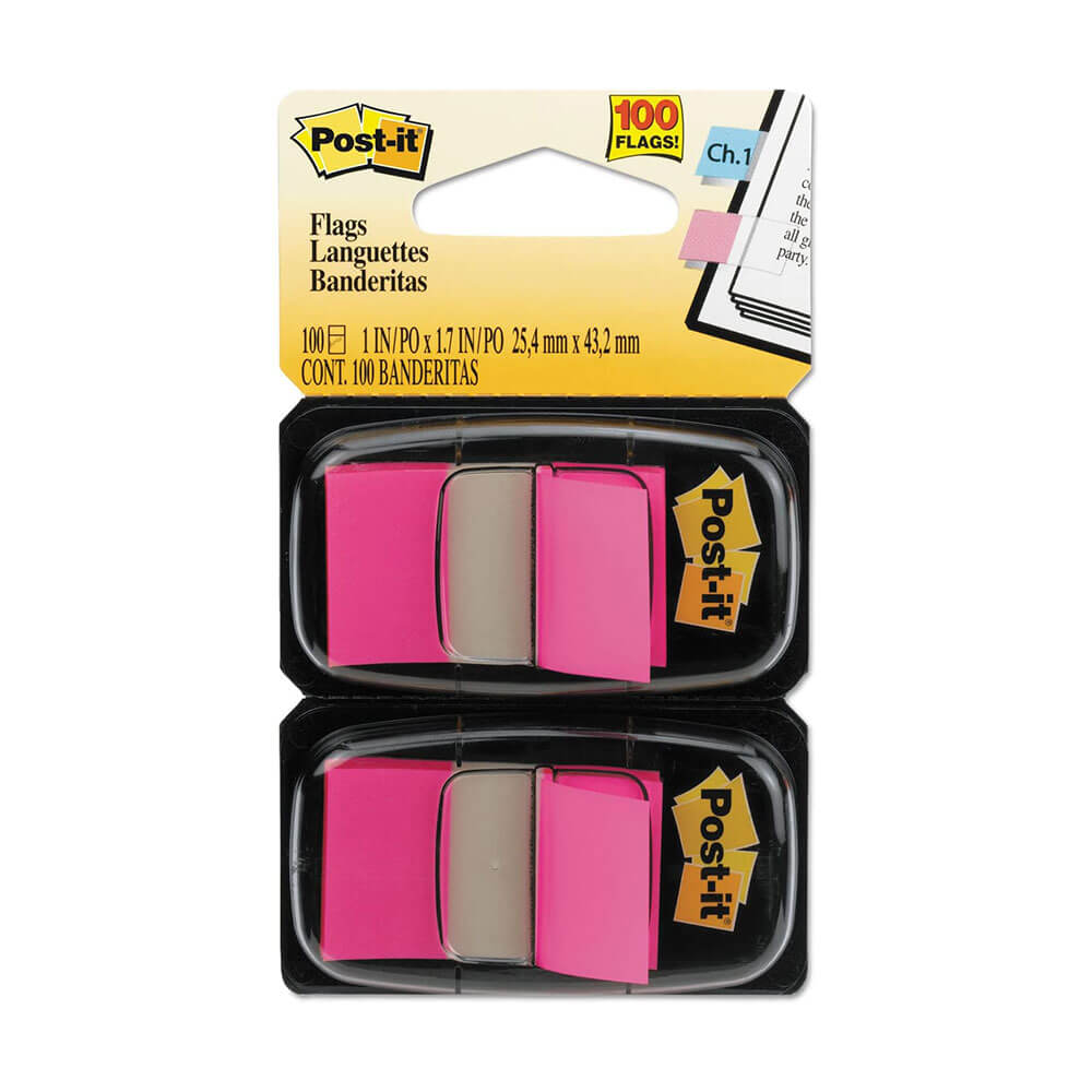 Post-it Twin Pack-flag 100stk