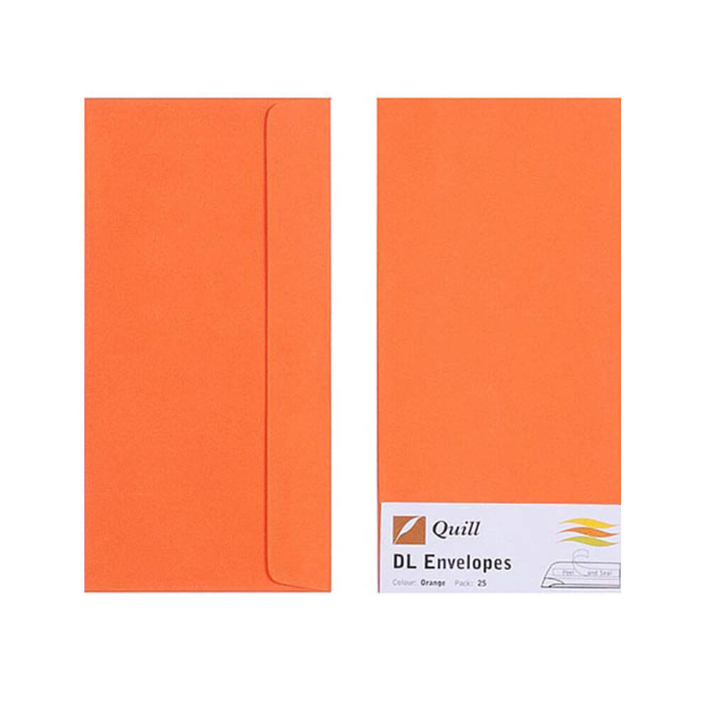 Quill -kuvert 25PK 80GSM (DL)