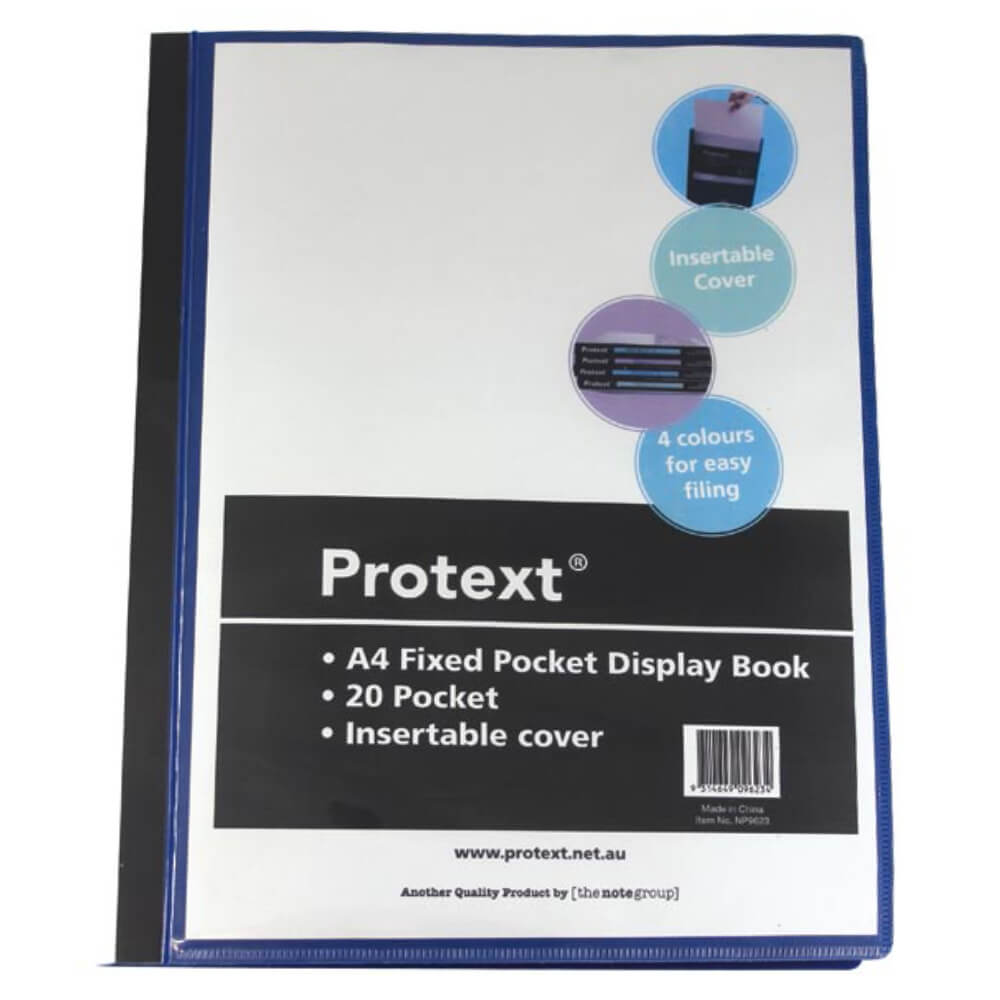 Protext Insert Cover Display Book A4 (zwart)