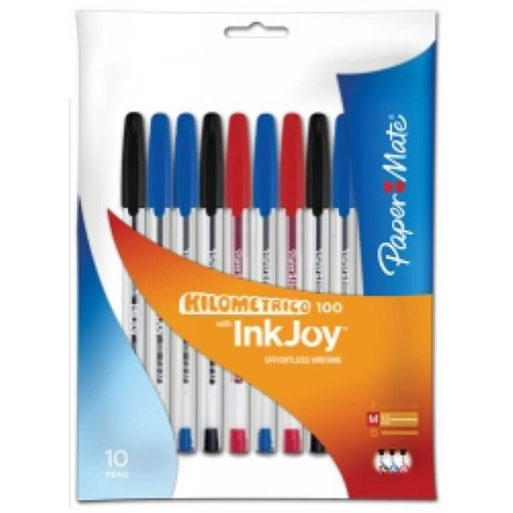 Paper Mate Inkjoy Ballpoint Stift Medium 1,0 mm 10pk