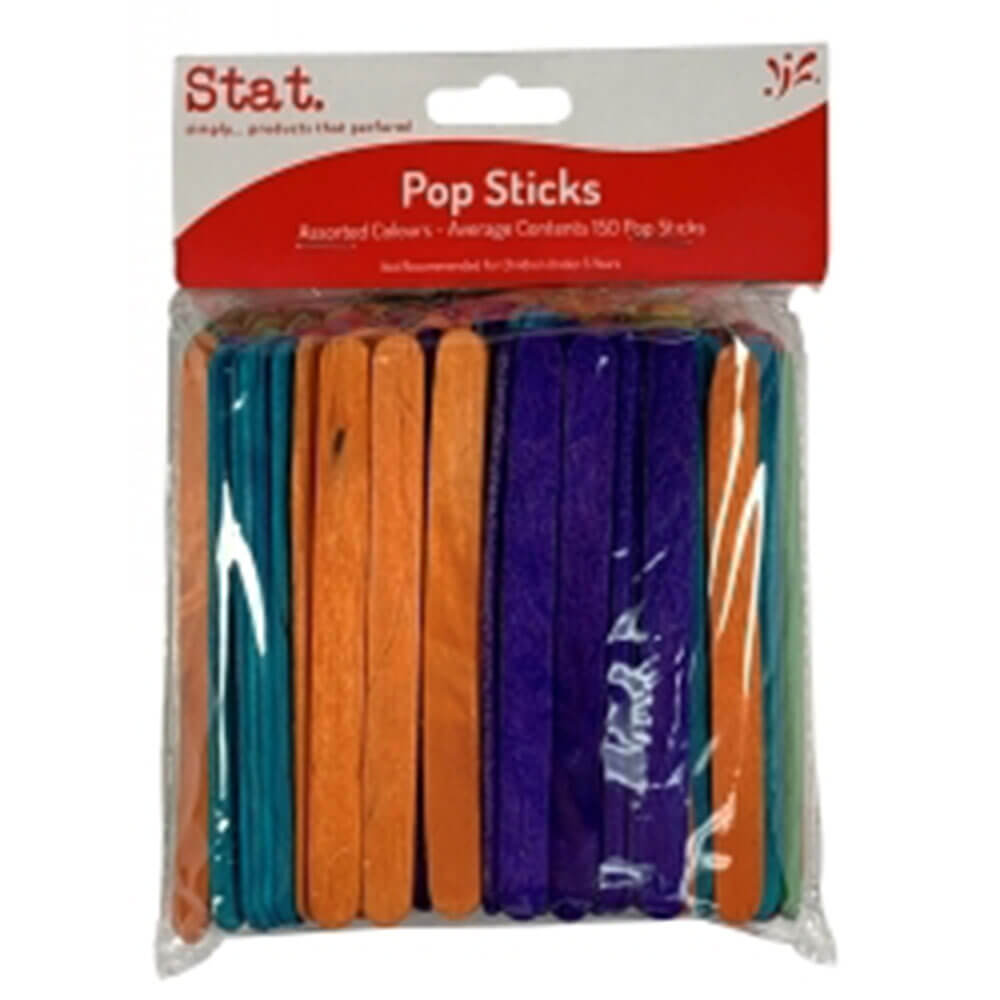 Sticks d'artisanat en bois (150pk)