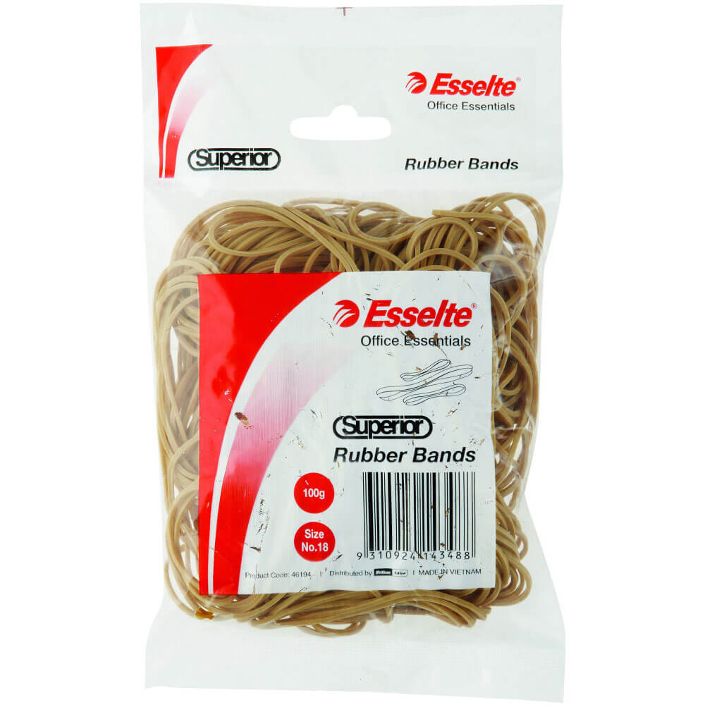 Esselte Superior Elasture Bands in Bag 100g