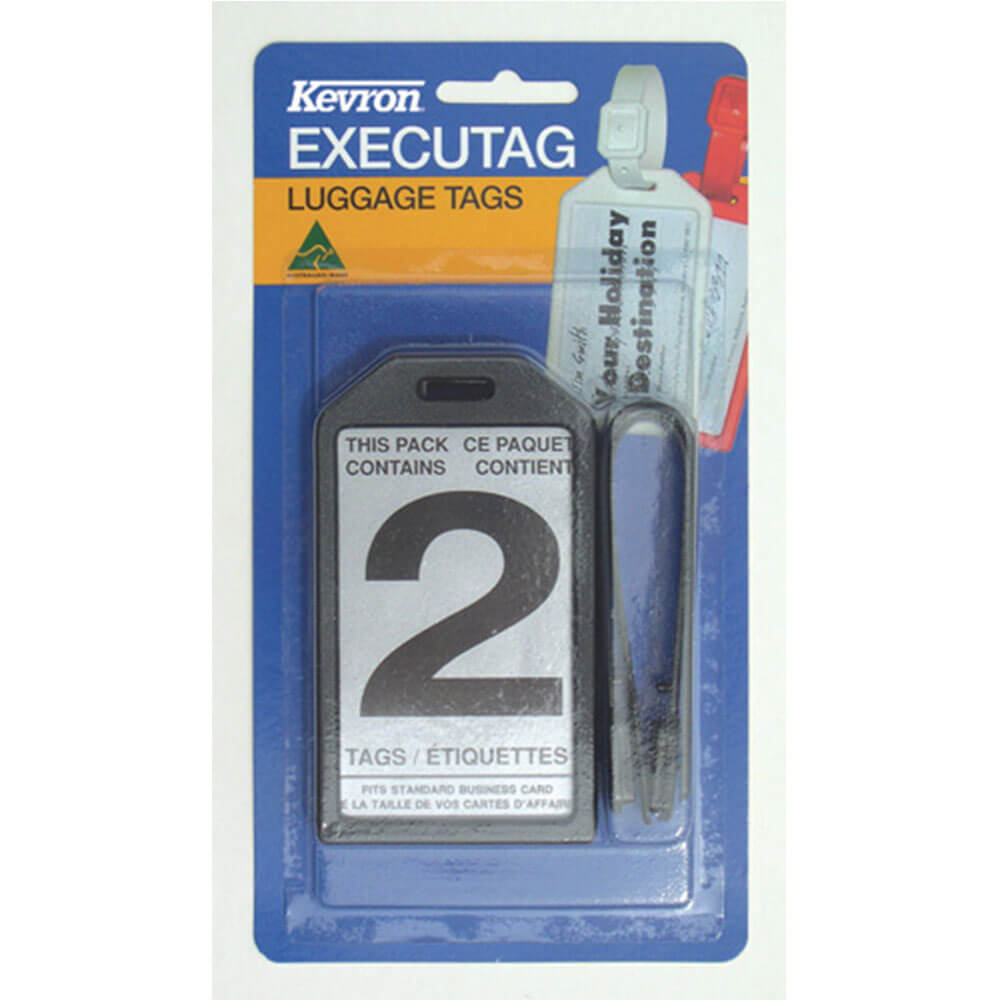 Kevron Executag 2pk (Black)