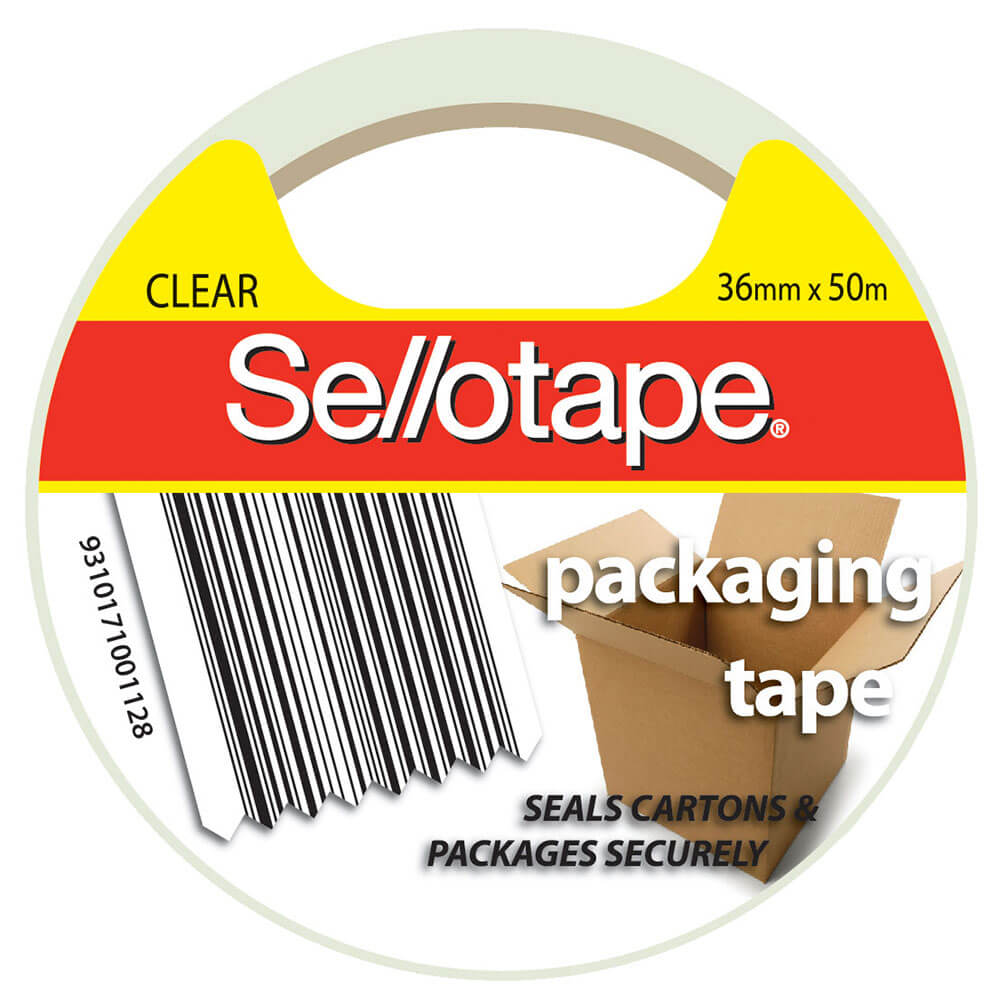 Cinta de embalaje Sellotape (claro)