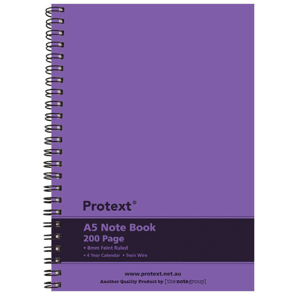 Protext Twin Wire Notebook 200 sidor (A5)