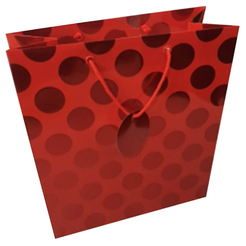 Borsa regalo OzCorp Foil Dot (rosso)