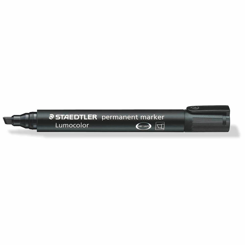 Staedtler Lumocolor Permanente Chisel Tip Marker 10pc