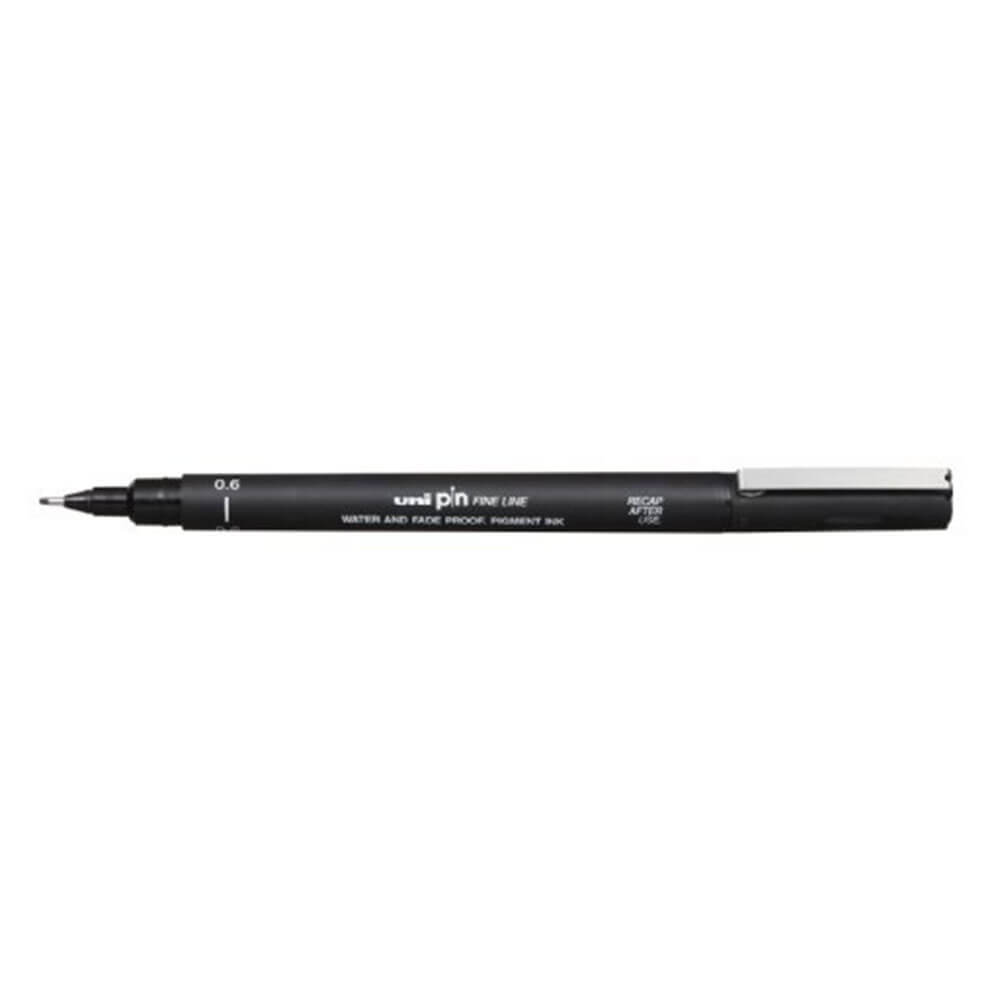 Uni pin Fine Line Drawing Pen 12pcs (negro)