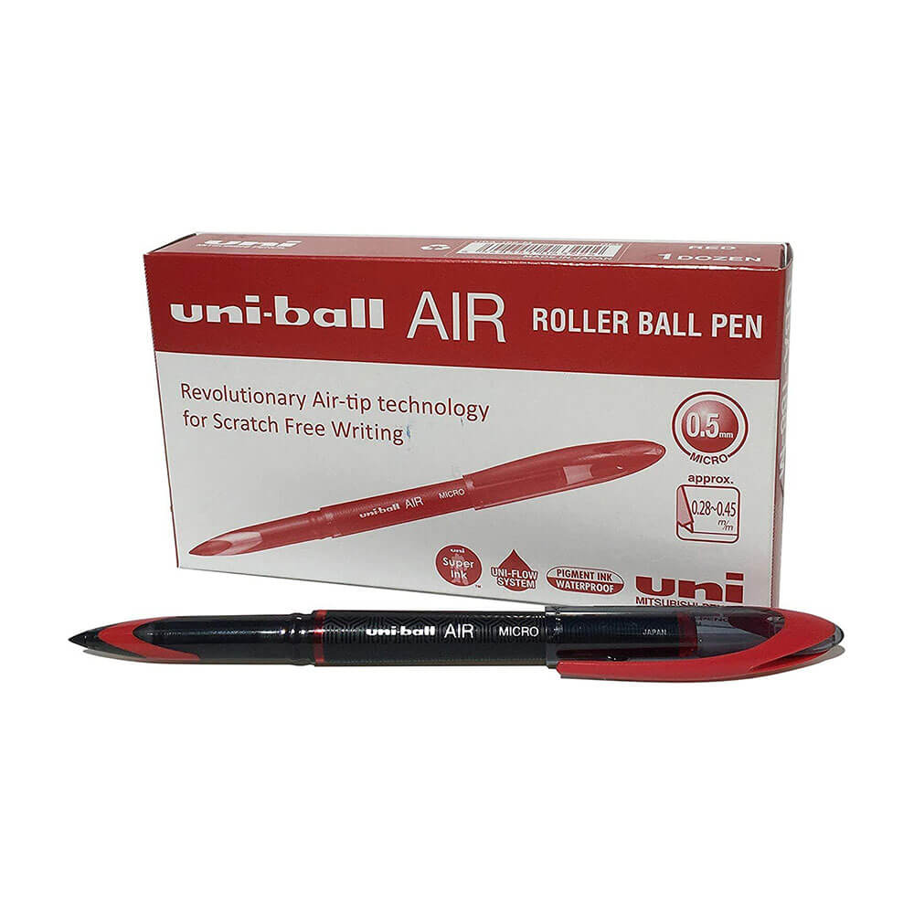 Uni Air Liquid Ink Micro Rollerball Pen 0,5 mm 12 stk