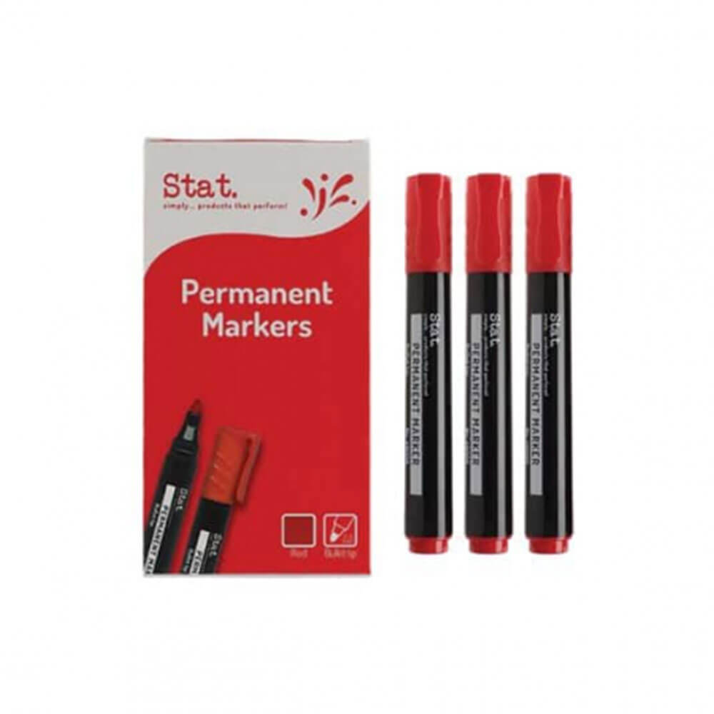 Stat 2.0mm Bullet Nib Permanente marker 12 stks