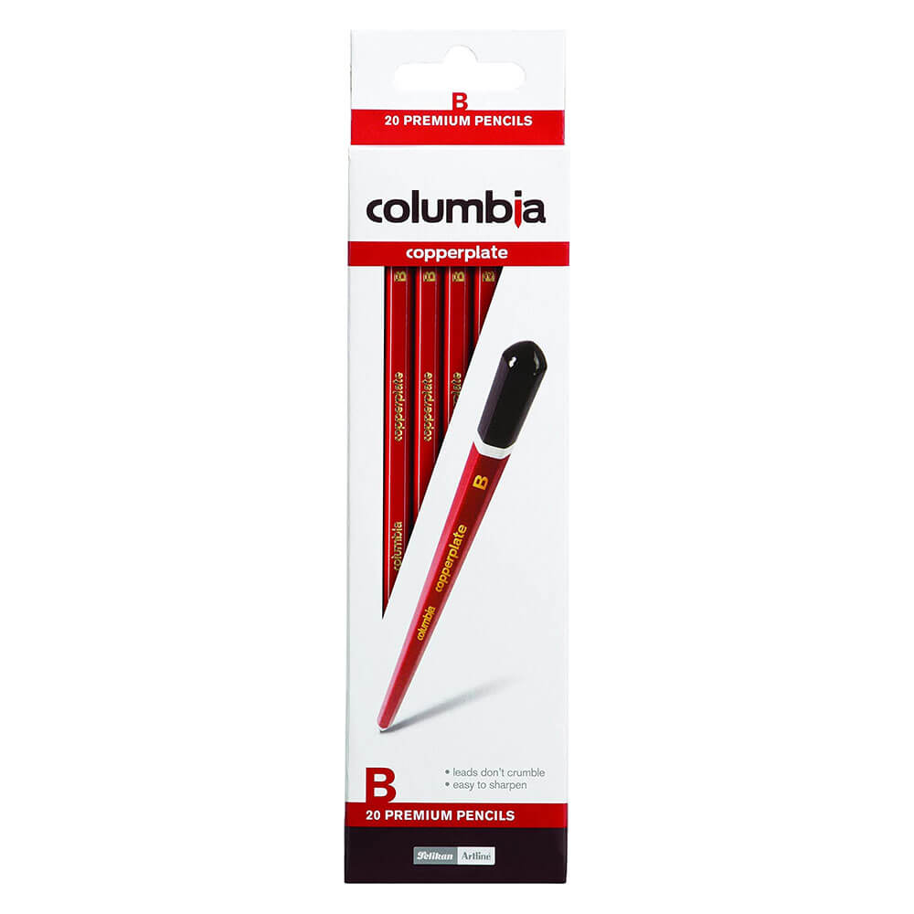 Columbia Copperplate Premium blyanter (kasse med 20)