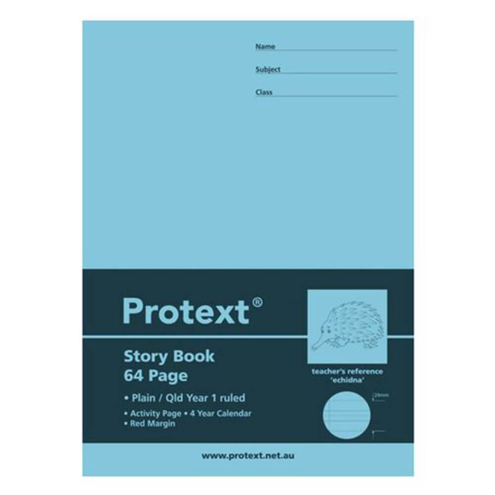 Protext Story Regled Ejercicio Libro con margen 64pg 10pk