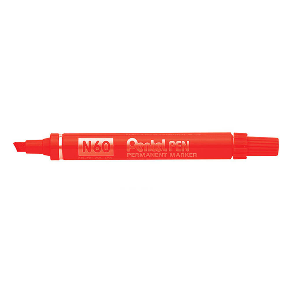 Pentel N60 Chisel Point Permanente Marcador 12pcs