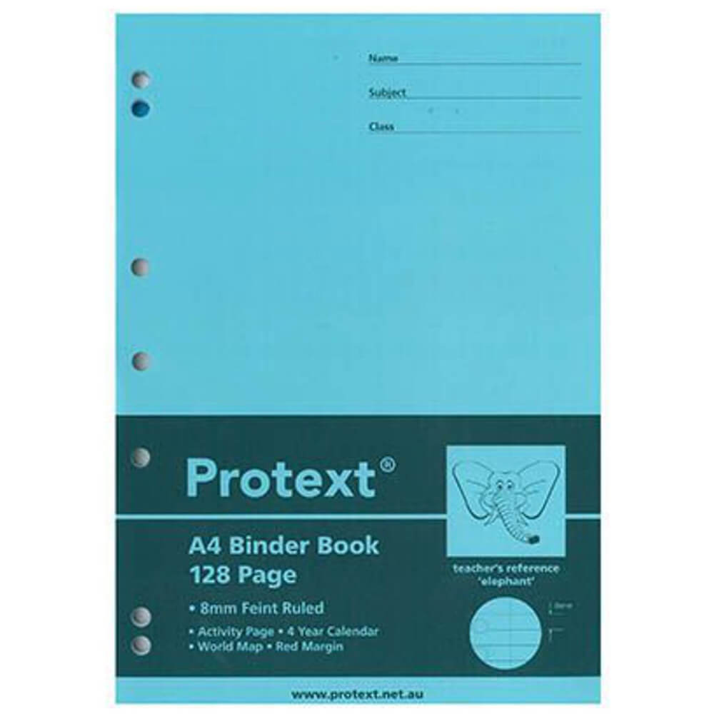 Protext geregeerd bindmiddelboek met PP -cover