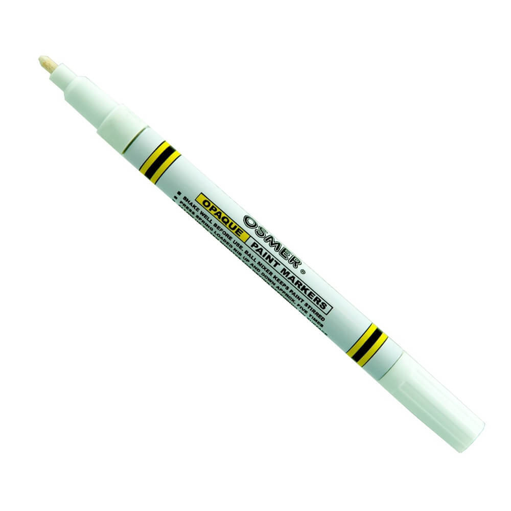 Osmer Paint Marker 12 stk (hvit)