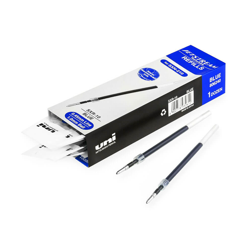 UNI JETStream Retrattile PEN RIUMBILS 1MM (scatola di 12)