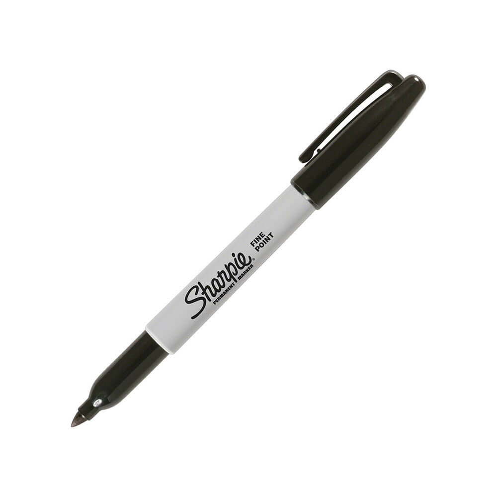 Sharpie Permanent finmarkör 1,00 mm (låda med 12)