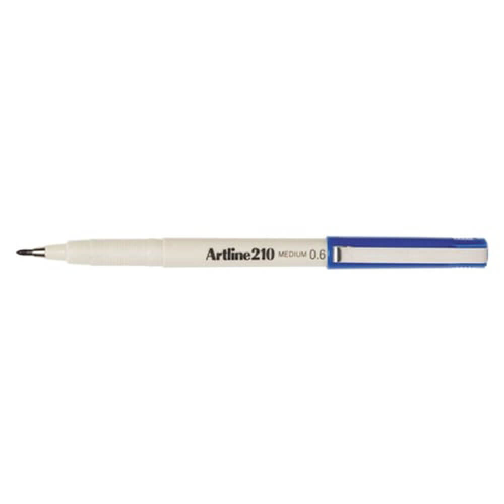 Artline Fineliner Medium Pen 0,6mm (boks med 12)