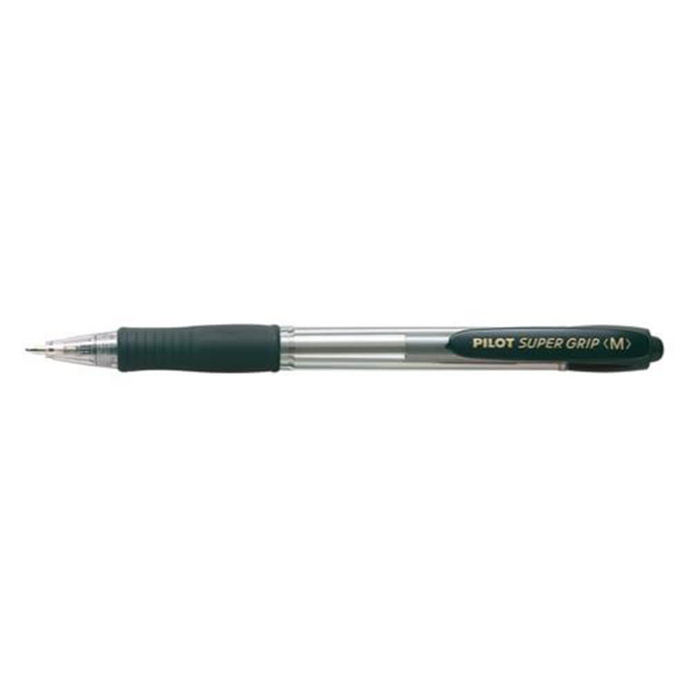 Pilot BPGP Super Grip Infällbar medium penna 12 st