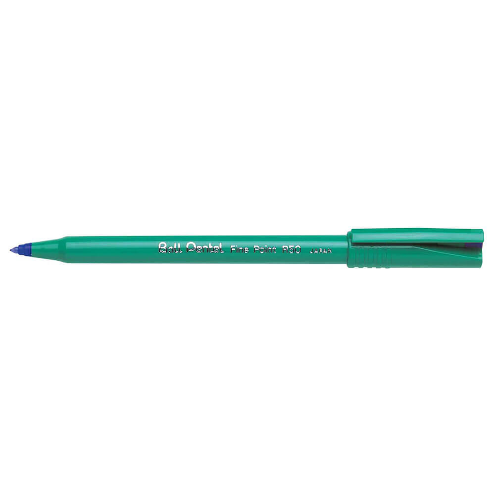  Pentel R50 Feiner Tintenroller, 0,8 mm (12er-Box)