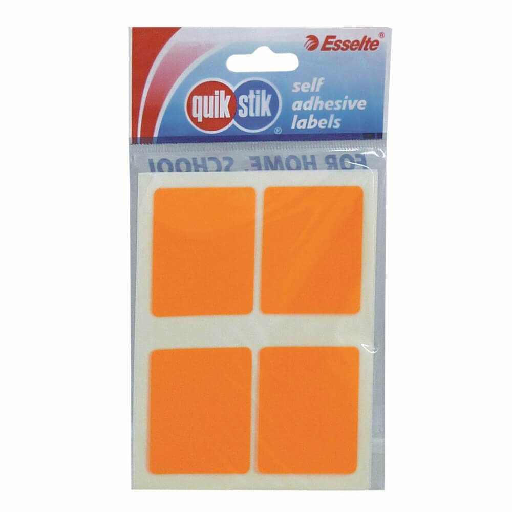 Quik Stik F/P Floro Colored Label (35x45)