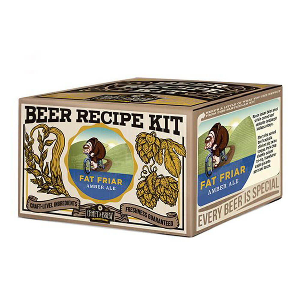 Hantverk en bryggfett Friar Amber Ale Brewing Kit