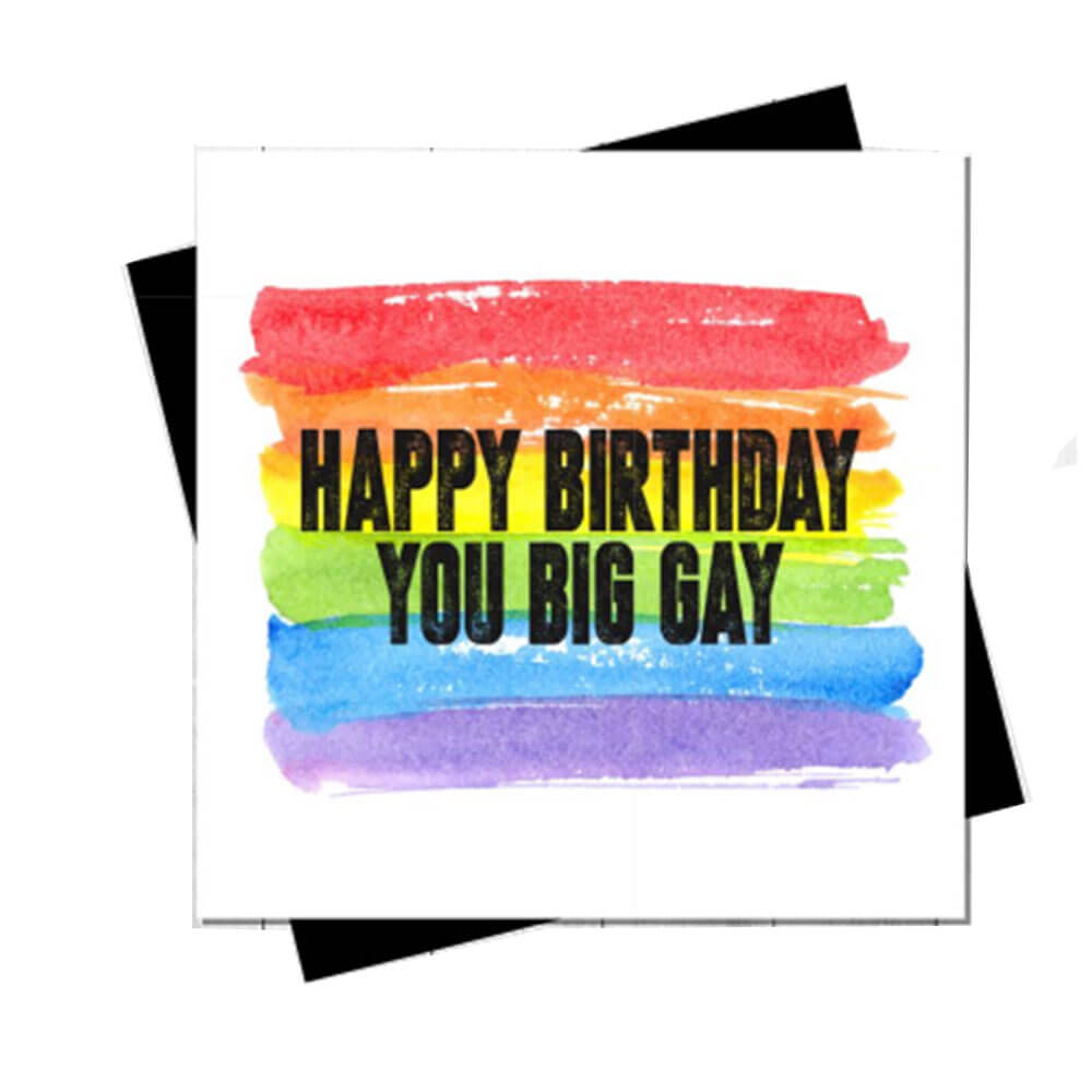 Filthy Sentiments Big Gay Card