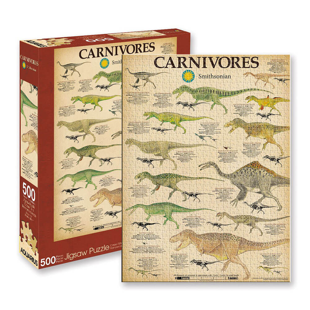 Aquarius Smithsonian Dinosaurs Puzzle (500pcs)